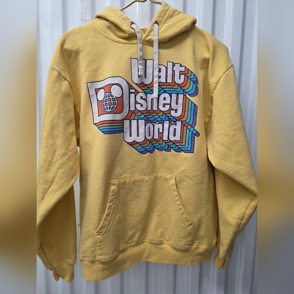 Disney Beige Hoodie with Blue Logo